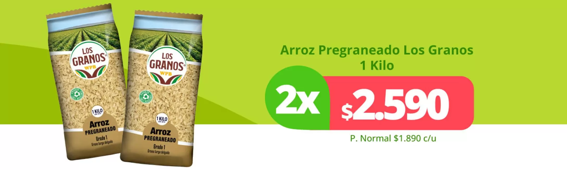 Arroz Pregraneado Los Granos