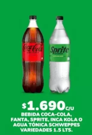 Sprite - Bebida Coca-Cola, Fanta, , Inca Kola O Agua Tonica