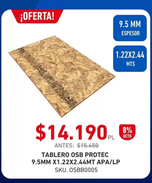 MTS - Tablero Osb Protec