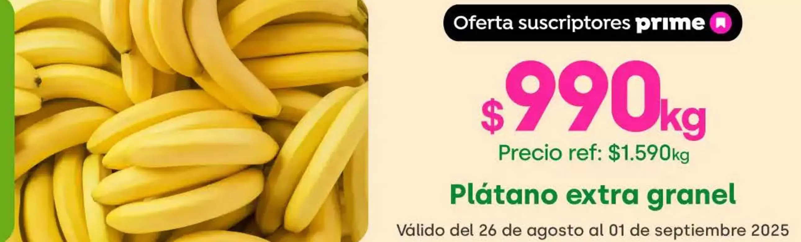Plátano Extra Granel
