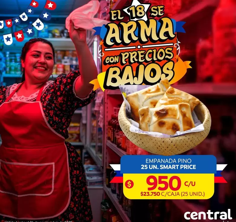Empanada Pino 25 Un. Smart Price
