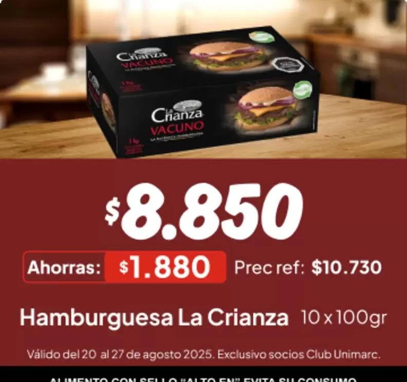 La Crianza - Hamburguesa