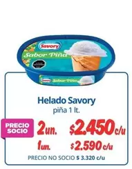 Savory - Helado