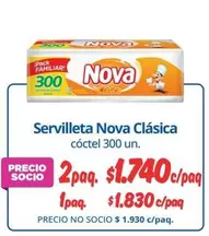 Nova - Servilleta Clasica