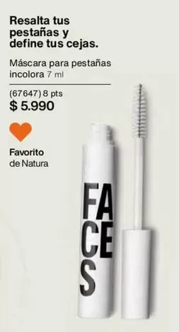 Natura - Resalta Tus Pestanas Y Define Tus Cejas