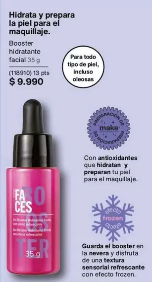 Frozen - Hidrata Y Prepara La Piel Para El Maquillaje