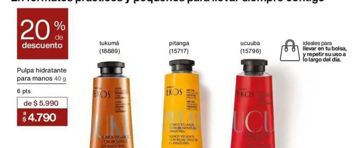 Ekos - Pupe Hidratene Para Manos