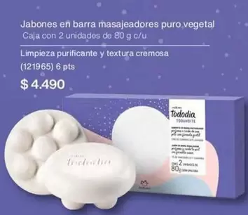 Tododía - Jabones En Barra Masajeadores Puro Vegetal