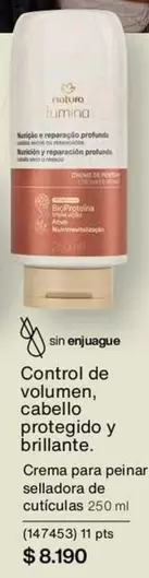 Natura - Control De Volumen, Cabello Proteído Y Brillante.