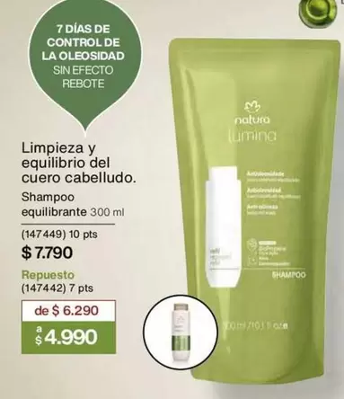 Natura - Limpieza Y Equilibrio Del Cuero Cabellido