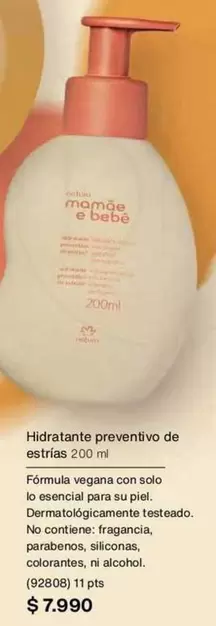 Hidratante Preventivo De Estrias