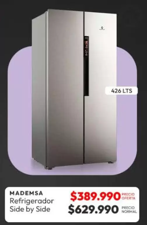 Mademsa - Refrigerador Side By Side