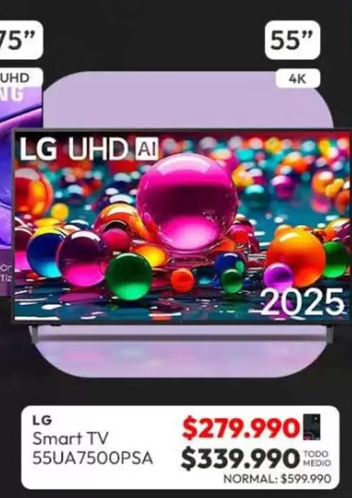 LG - Smart Tv 55UA7500PSA