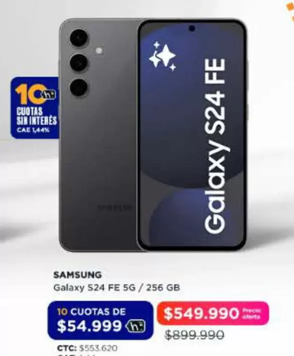 Samsung - Galaxy S24 Fe 5g/256 Gb