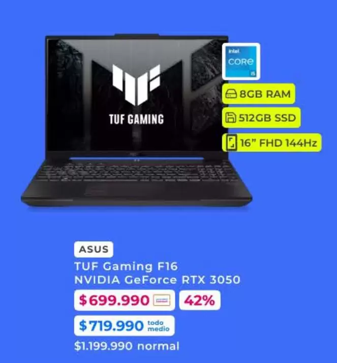 Asus - Tuf Gaming F16