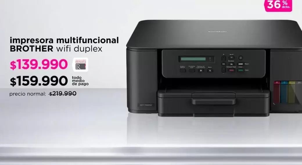Brother - Impresora Multifuncional Duplex