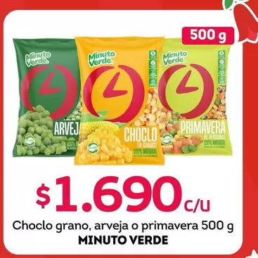 Minuto Verde - Choclo Grano, Arveja O Primavera