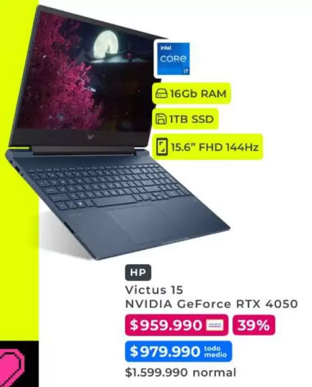 HP - Victus 15 Nvidia Geforce Rtx 4050