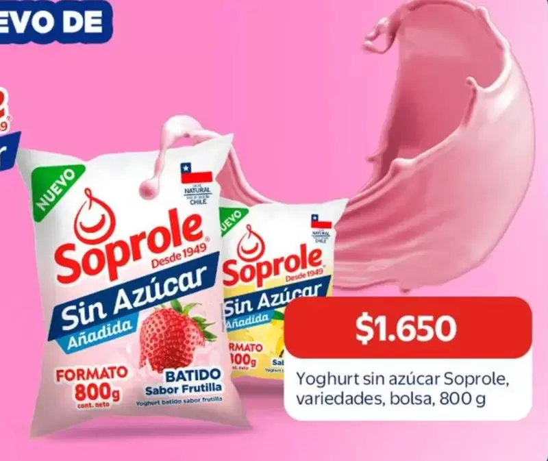 Soprole - Yoghurt Sin Azucar