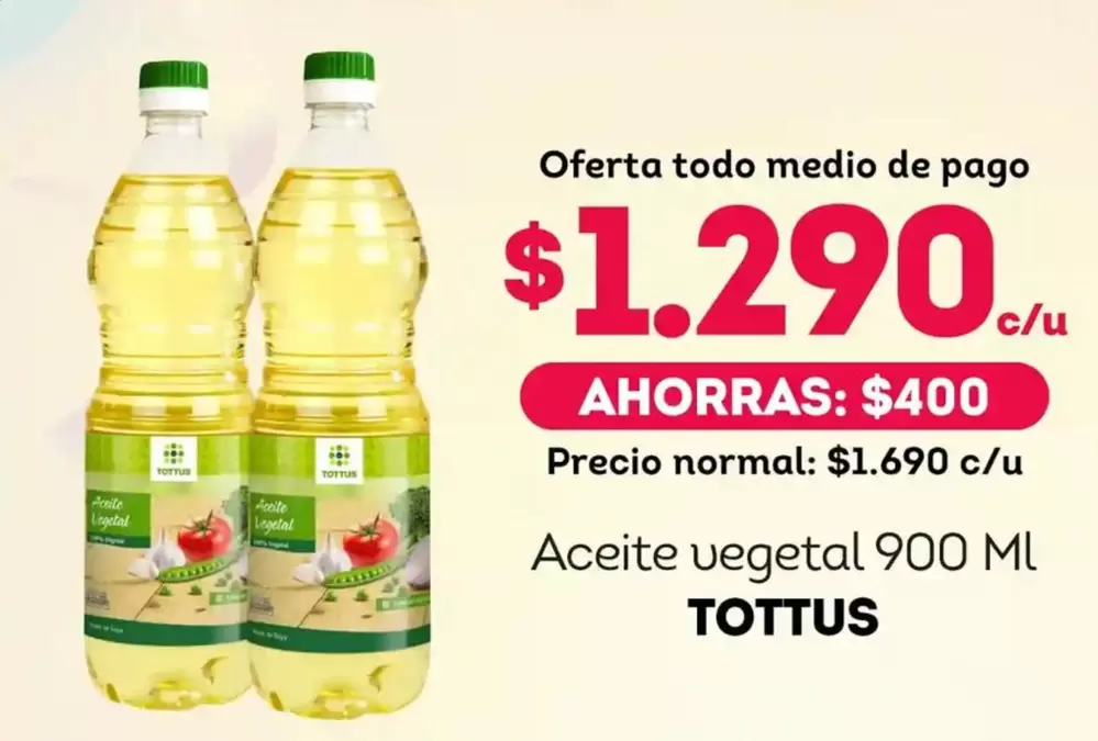 Tottus - Aceite Vegetal
