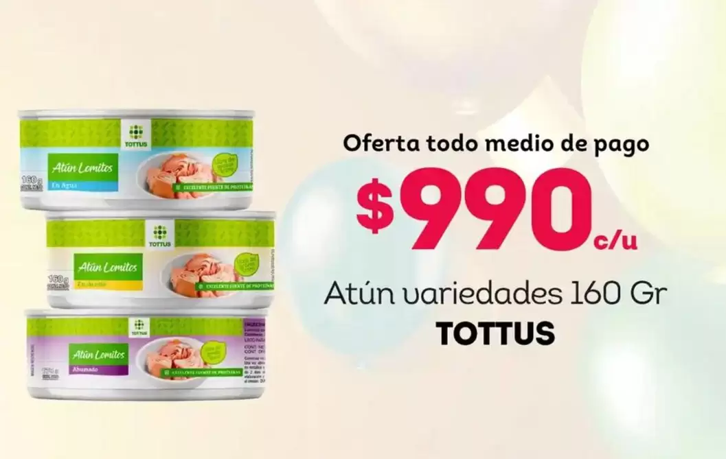 Tottus - Atún variedades