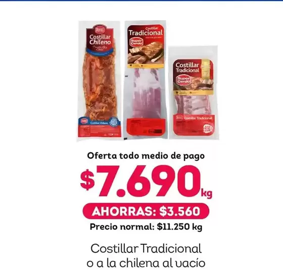 Costa - Costillar Tradicional O A La Chilena Al Vacio