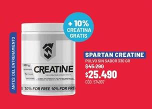 Spartan Creatine Polvo In Sabor