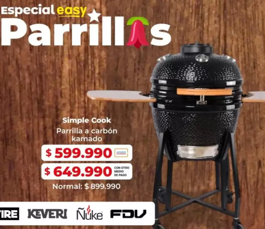 FDV - Simple Cook Parrilla A Carbon I Kaimado