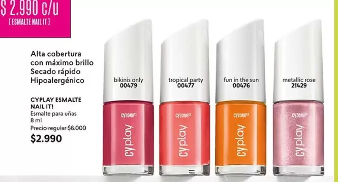 Cyzone - Cyplay Esmalte Nail art