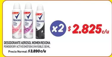 Rexona - Desodorante Aerosol