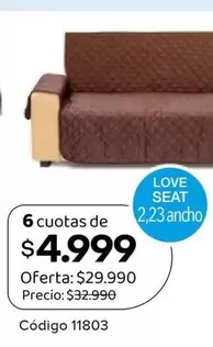6 cuotas de $4999