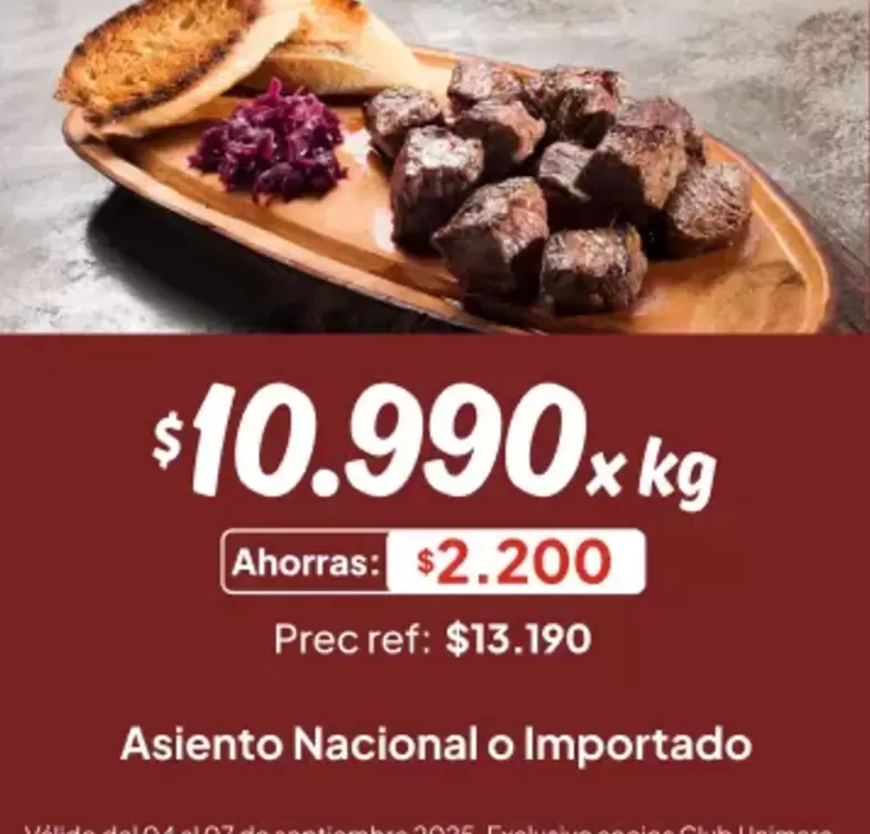 Asiento Nacional O Importado