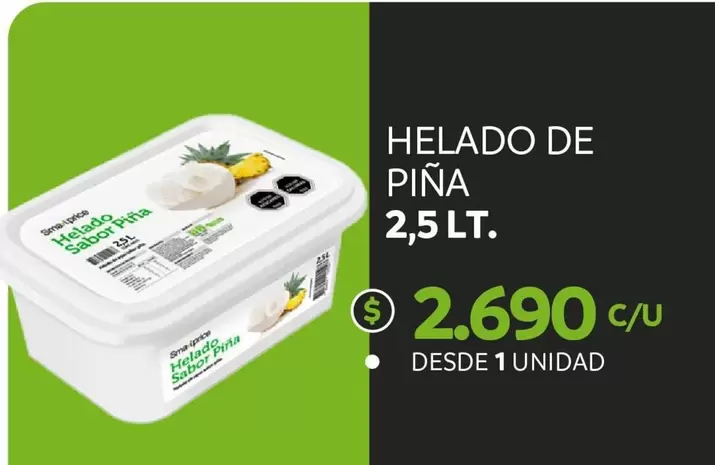 Helado De Piña