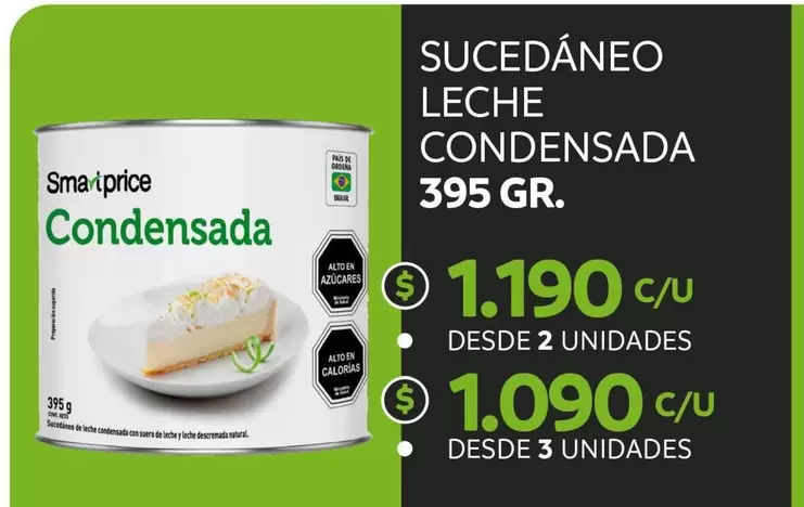 Sucedáneo Leche Condensada