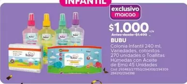Bubu - Colona Infantil 240 Ml