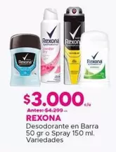 Rexona - Desodorante En Barra O Spray