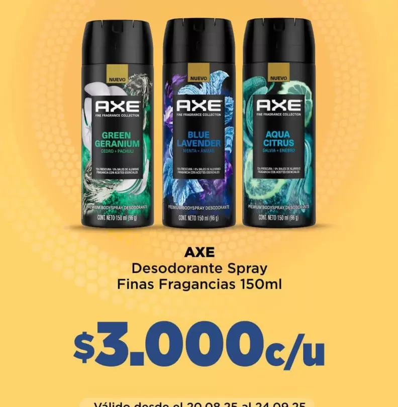 Axe - Desodorante Spray Finas Fragancias