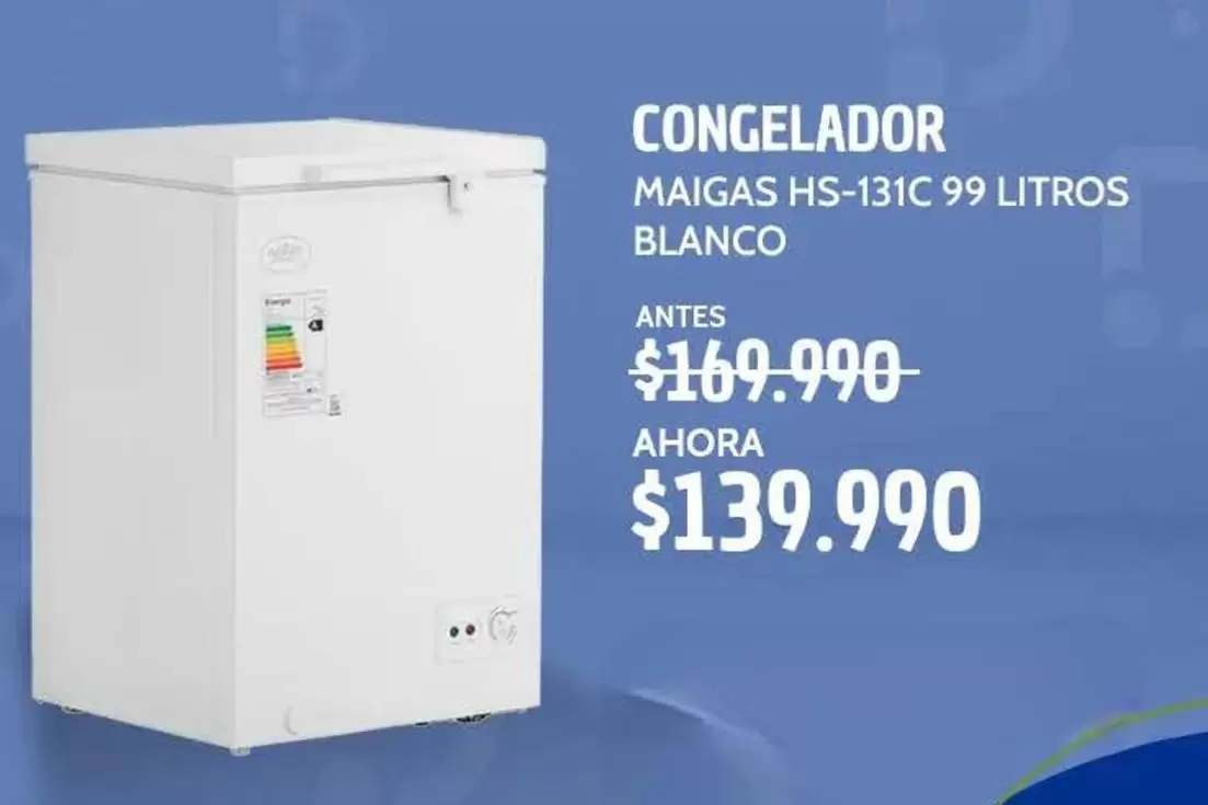 Maigas - Congelador Hs-131c 99 Litros Blanco