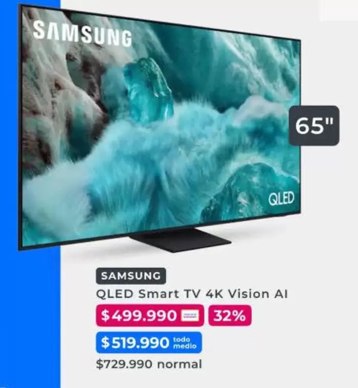 Samsung - Qled Smart Tv 4k Vision Al