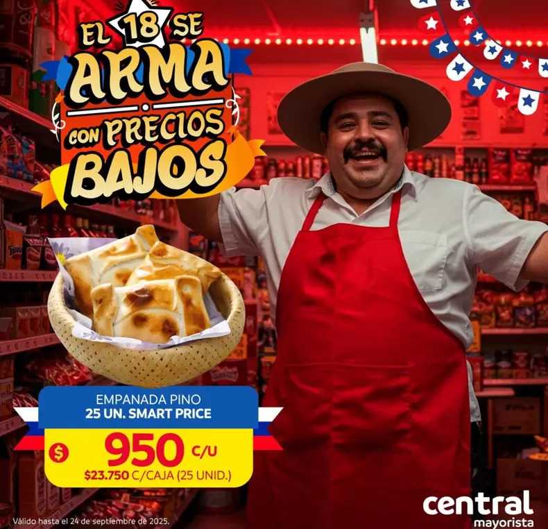 Empanada Pino 25 Un.