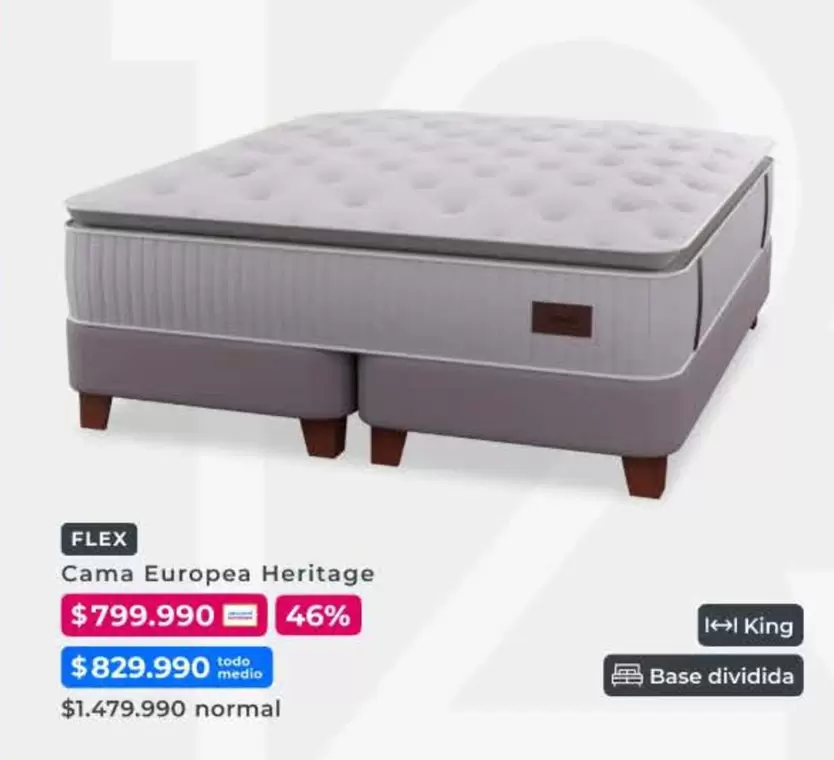 Flex - Cama Europea Heritage
