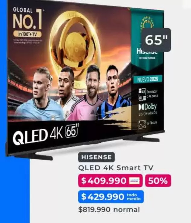 Hisense - Qled 4k Smart Tv