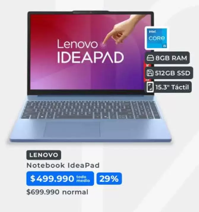 Lenovo - Notebook IdeaPad