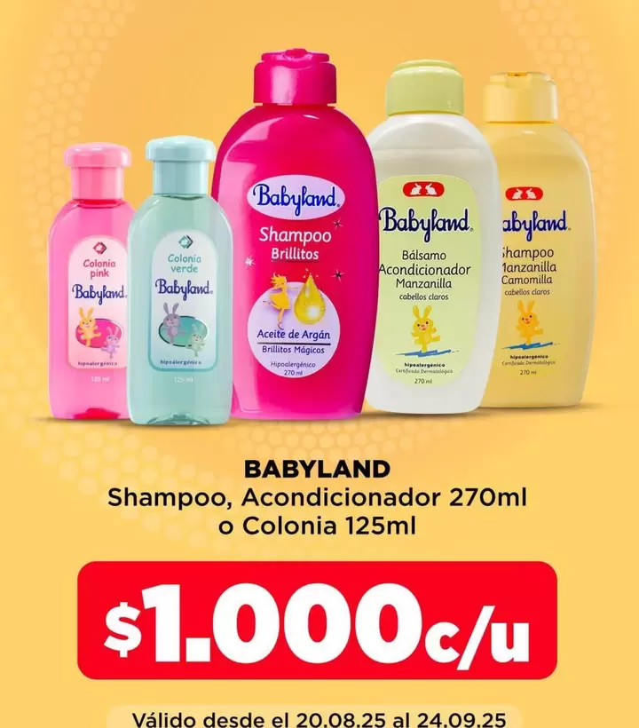 Babyland - Shampoo, Acondicionador