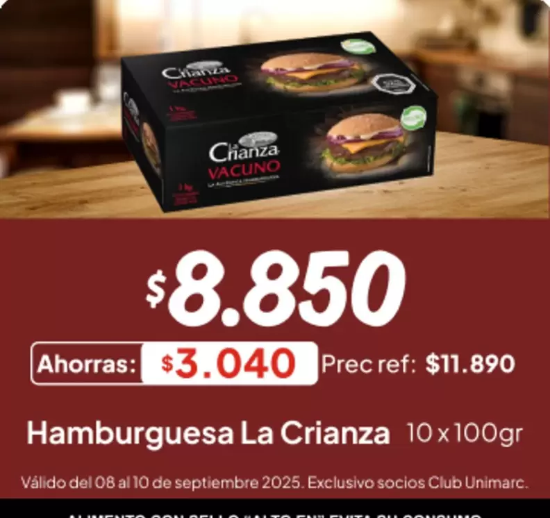 La Crianza - Hamburguesa