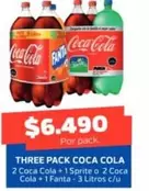 Coca Cola - 2  + 1 Sprite O 2  + 1 Fanta