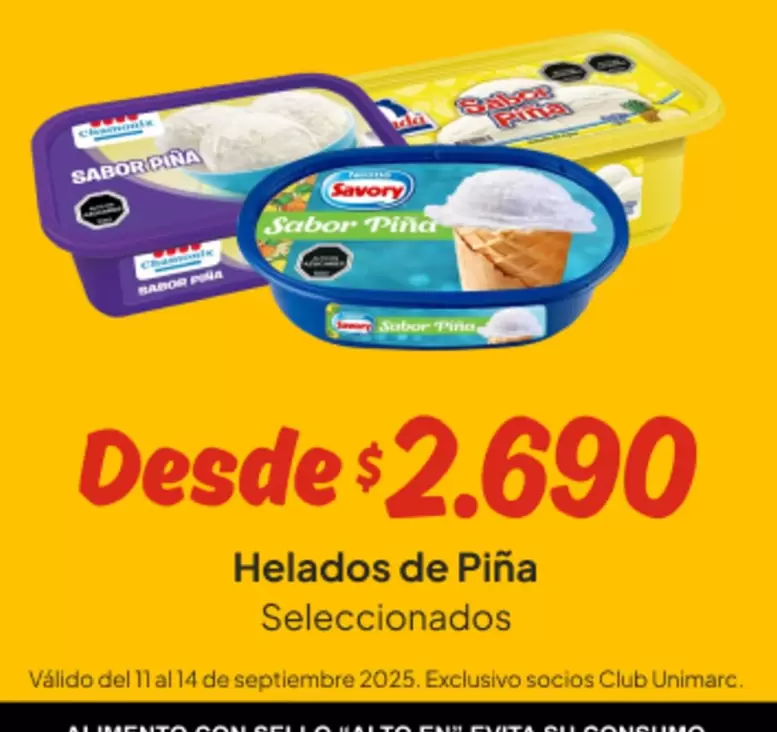 Savory - Helados De Pina Seleccionados