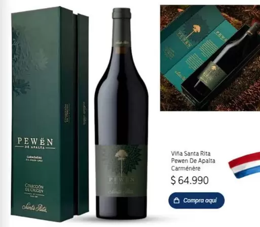 Santa Rita - Vina  Pewed De Apata Carmètre