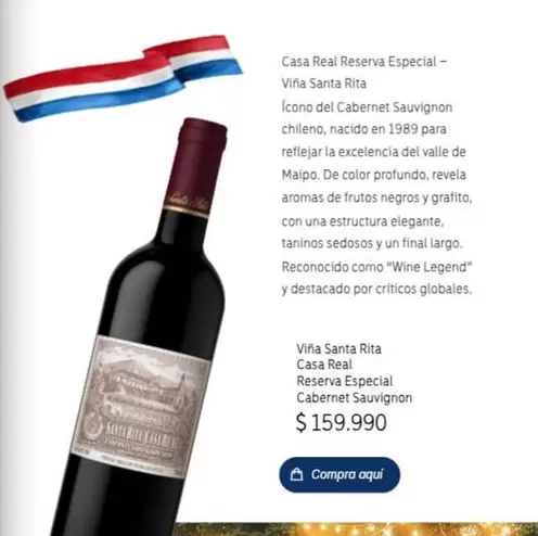 Santa Rita - Casa Real Reserva Especial