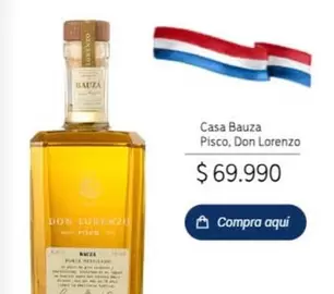 Bauzá - Casa Bauza Pisco, Don Lorenzo